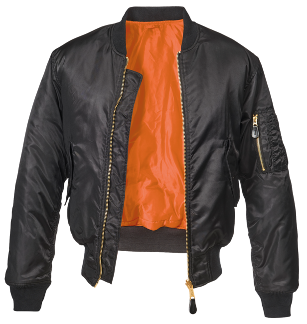 Brandit MA1 jacke, schwarz