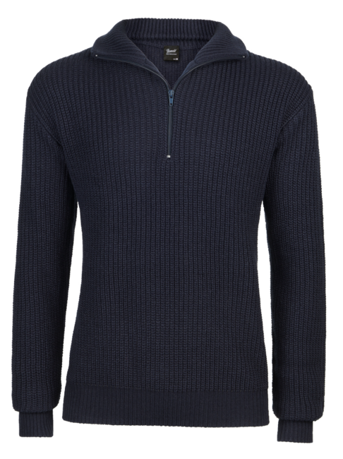 Brandit Marine Troyer Pullover, navy blau