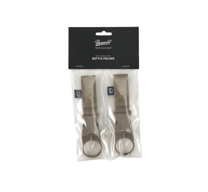 Brandit MOLLE Flaschenhalter 2er Pack, Kamel