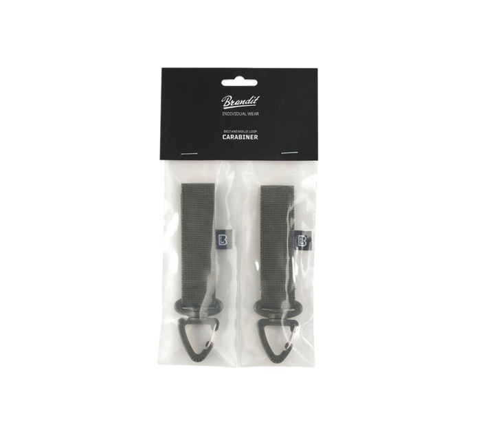 Brandit MOLLE-Karabiner 2er Pack, oliv