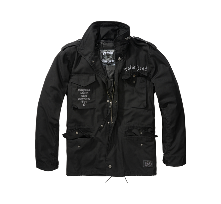 Brandit Motörhead M65 Classic jacke, schwarz