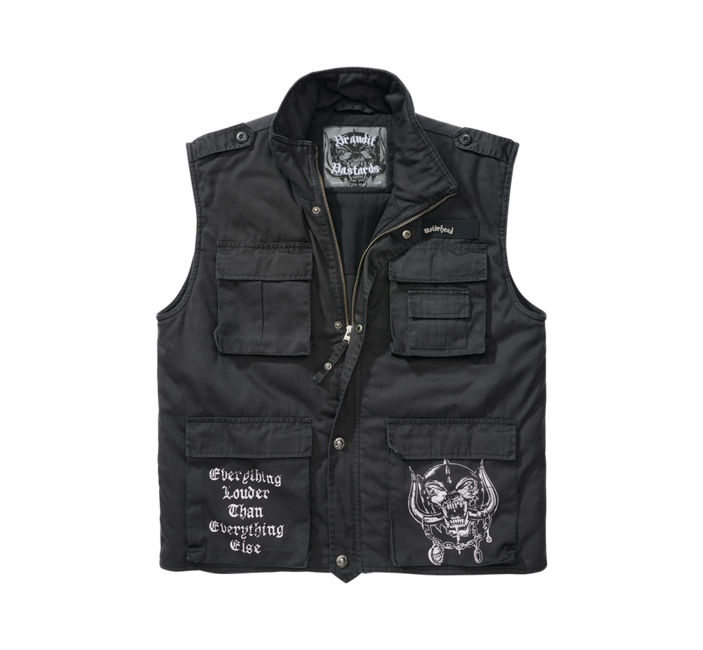 Brandit Motörhead Ranger-Weste, schwarz