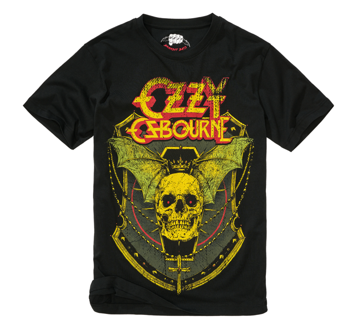 Brandit Ozzy T-shirt totenkopf, schwarz