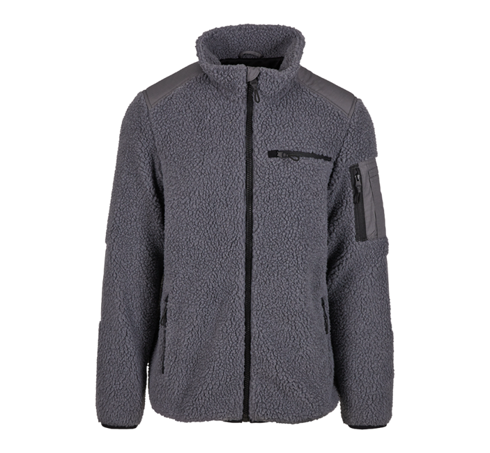 Brandit Ramble herren fleecejacke teddyfleece, anthrazitfarben