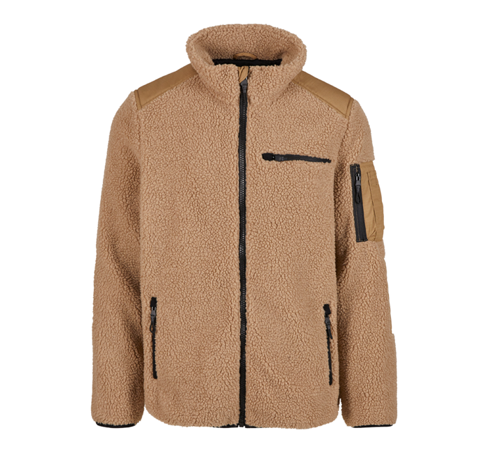 Brandit Ramble Fleecejacke teddyfleece, camel