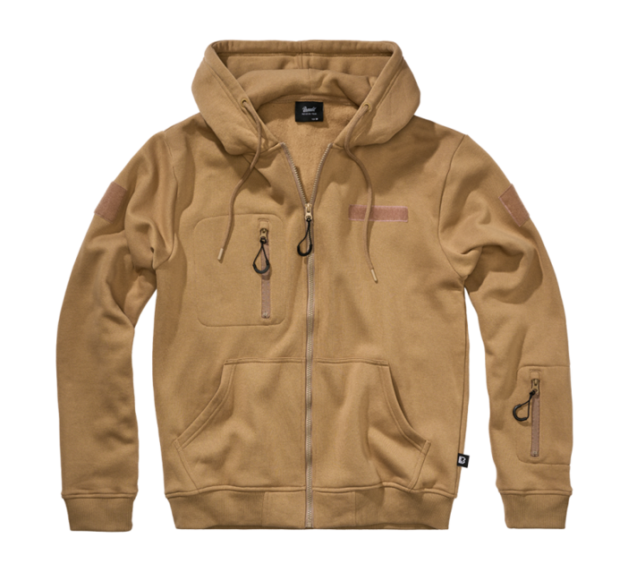 Brandit herren Taktischer hoodie, camel