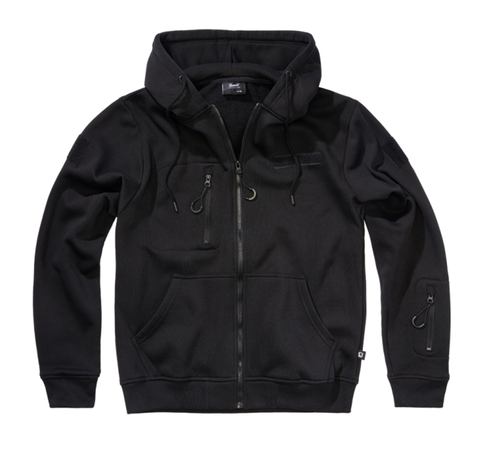 Brandit herren Taktischer hoodie, schwarz