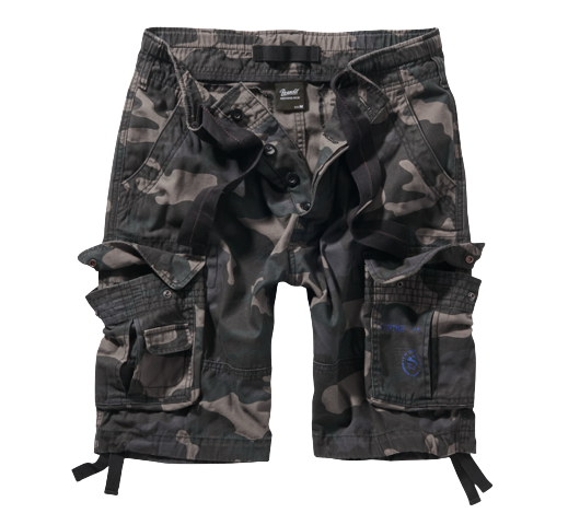 Brandit Pure Vintage-Shorts, darkcamo