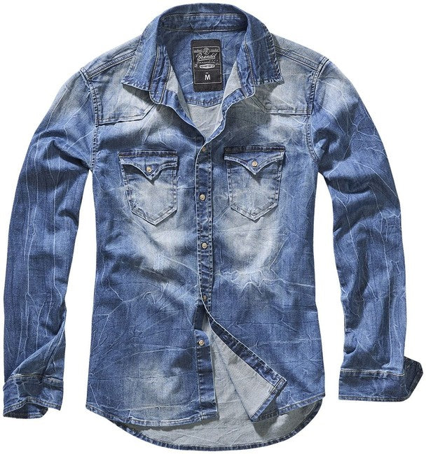 Brandit Riley Jeanshemd, blau