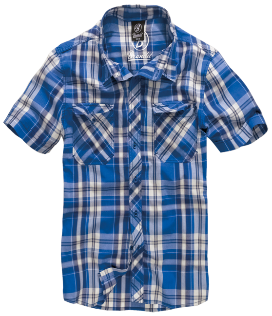 Brandit Roadstar kurzarmhemd, blau