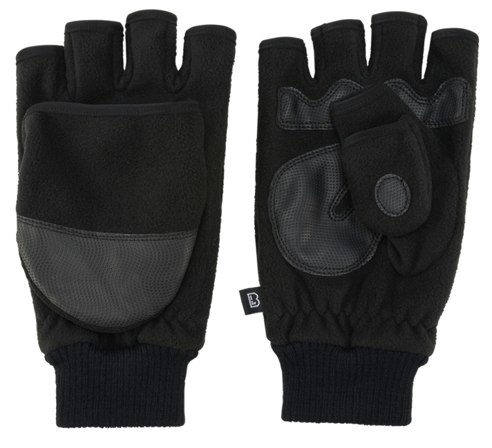 Brandit Fingerlose handschuhe, schwarz