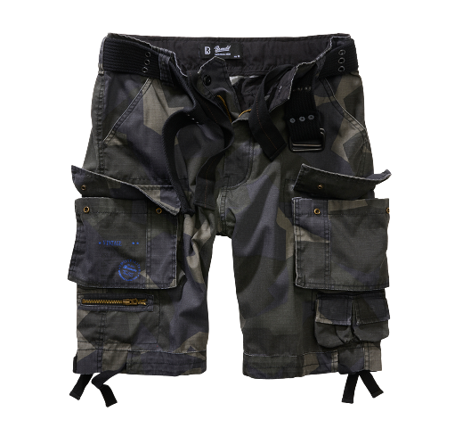 Brandit Savage Ripstop M90 Shorts, Dark Camo