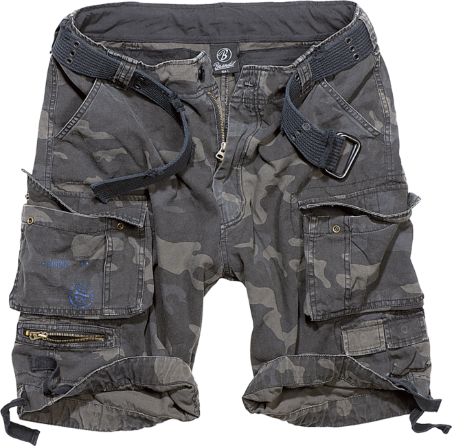 Brandit Savage vintage shorts, darkcamo