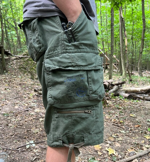 Brandit Savage Vintage Shorts, oliv