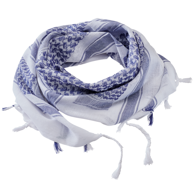 Brandit Shemag-Schal, blau-weiß