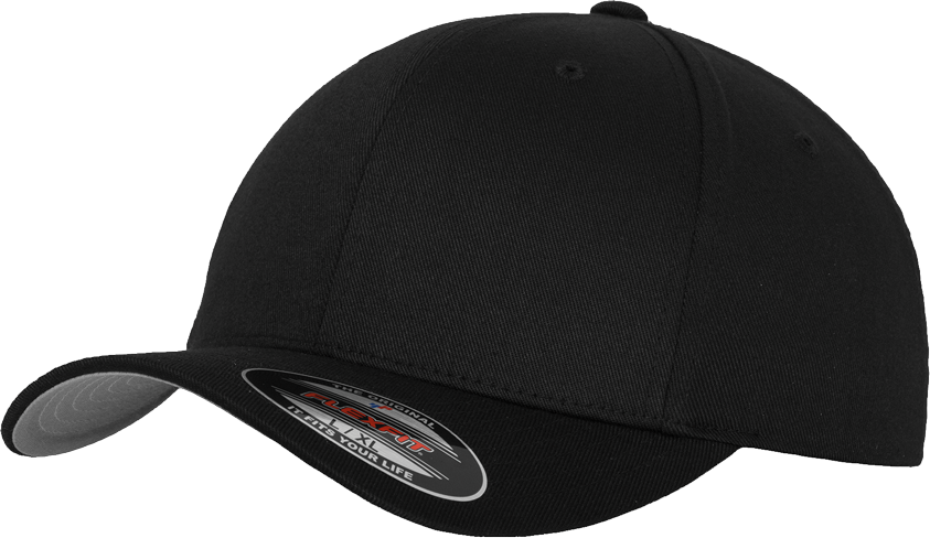 Brandit Wooly Combed Kappe, schwarz-grau