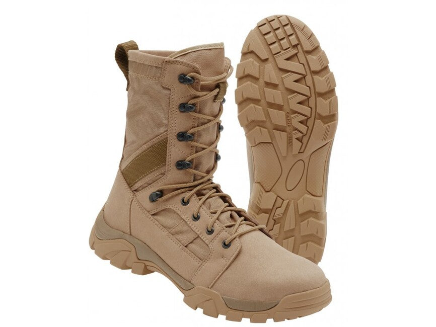 Brandit 9-reihig taktische schuhe, coyote