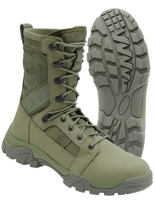 Brandit 9-reihig taktische stiefel, oliv