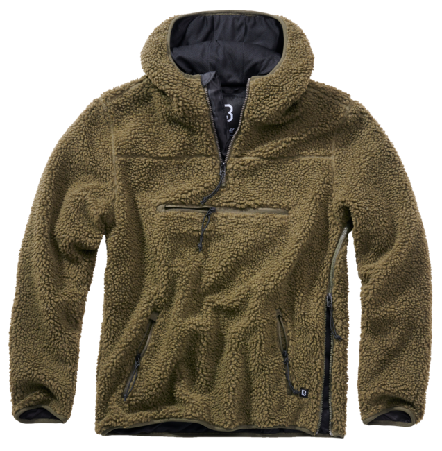 Brandit Teddyfleece Worker pullover, oliv