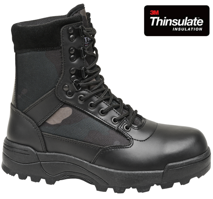 Brandit Tactical Stiefel, dunkel getarnt