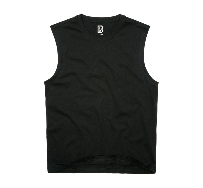 Brandit Ärmelloses T-shirt, Schwarz