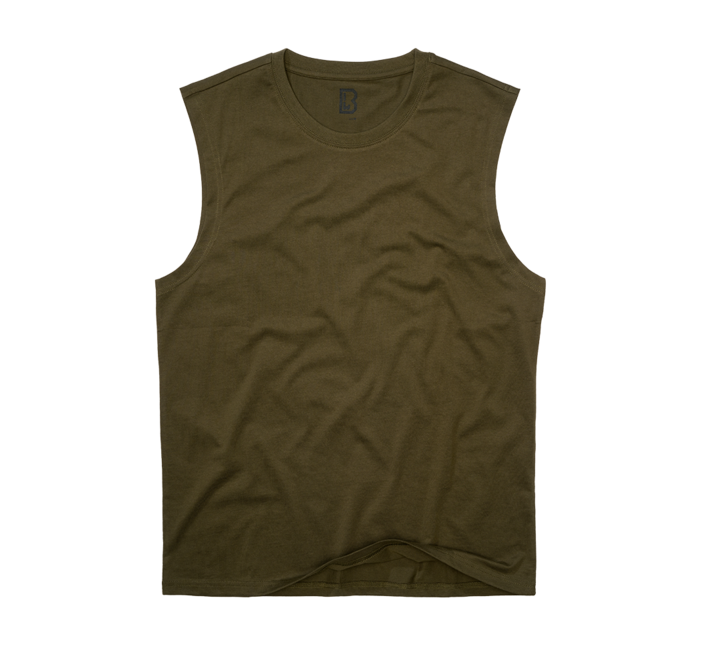 Brandit Ärmelloses T-shirt, Oliv