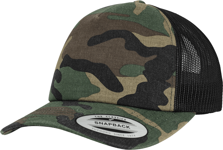 Brandit Trucker kappe, woodland