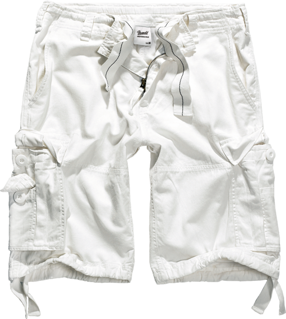 Brandit Vintage Shorts, weiß