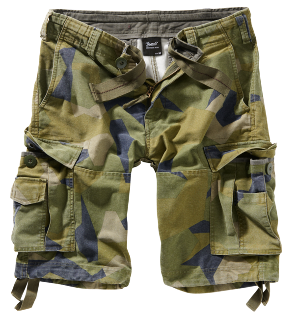 Brandit Vintage shorts, schwedisches tarnmuster M90