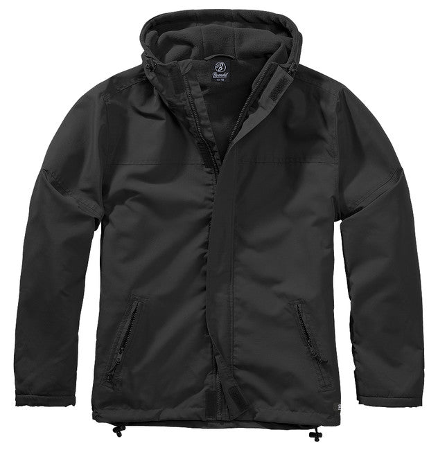 Brandit Windbreaker Frontzip-Jacke, schwarz