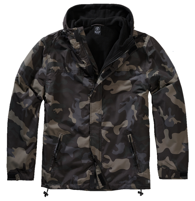 Brandit Windbreaker Frontzip-jacke, darkcamo