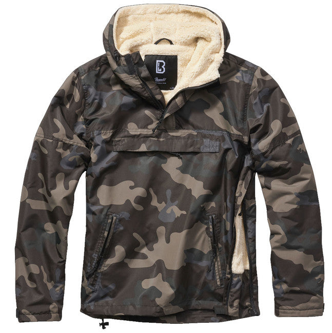 Brandit Windbreaker-Jacke Sherpa, darkcamo