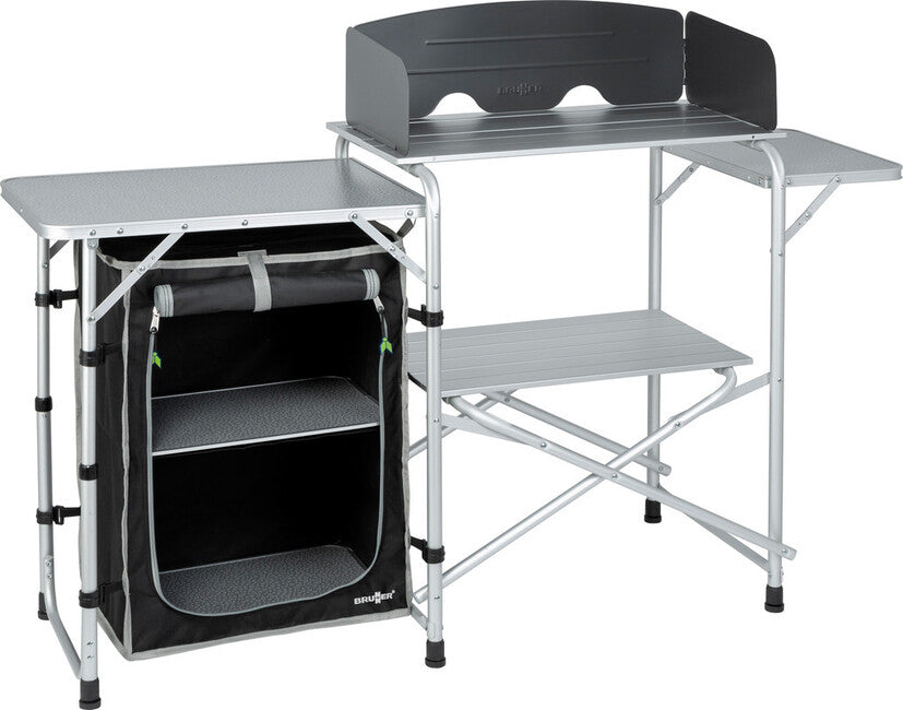 Brunner Snack Easy Campingschrank und küche, schwarz