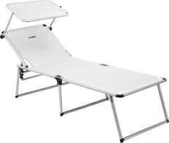 Brunner Malibu High Liegestuhl, weiß