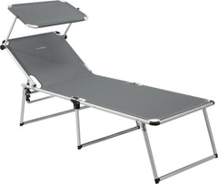 Brunner Malibu High beach chaiselongue, schwarz
