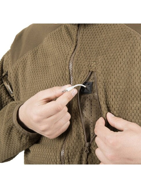 Helikon Alpha taktische Vliesjacke, coyote