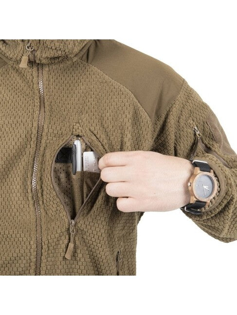 Helikon Alpha taktische Vliesjacke, coyote