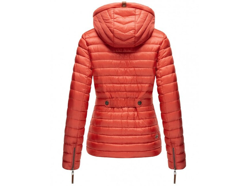 Marikoo ANIYAA damen-Übergangsjacke mit Kapuze, coral
