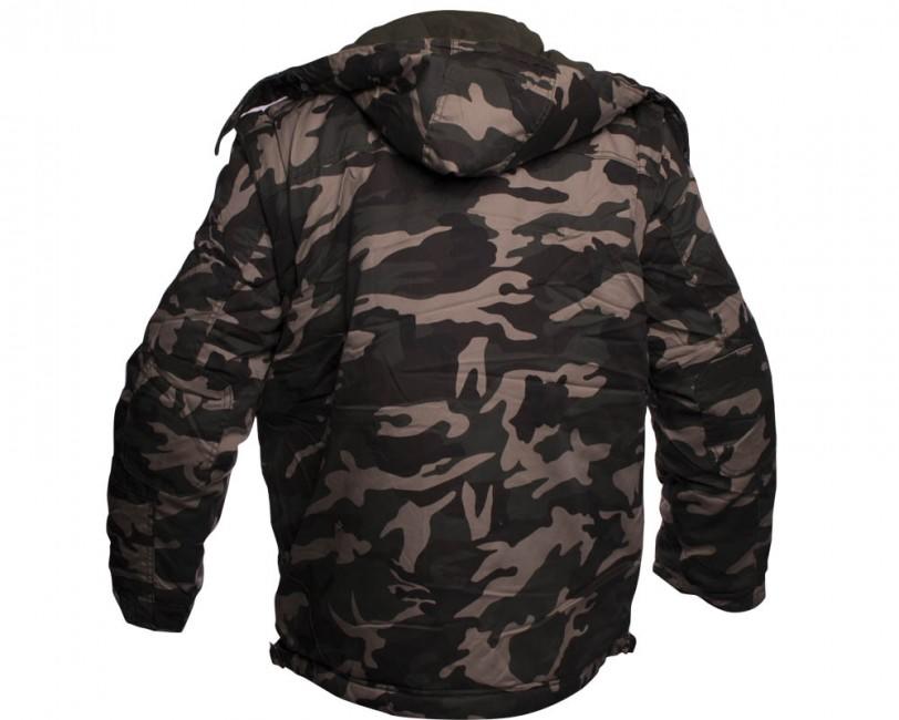Loshan Jacke Gold Winter- vzor woodland
