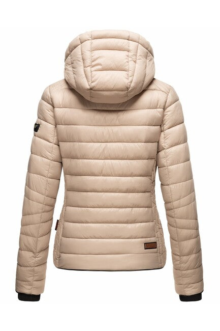 Navahoo Lulana damen Übergangsjacke mit Kapuze, hellgrau