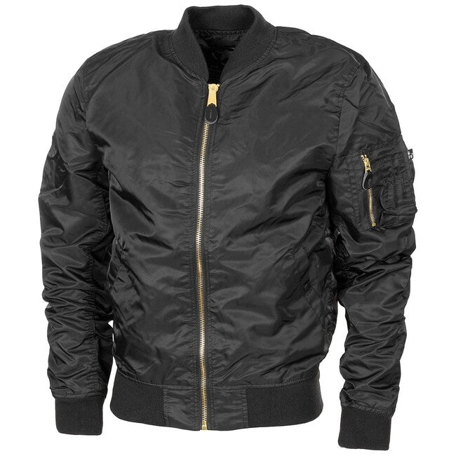 MFH American MA1 Fliegerjacke, schwarz