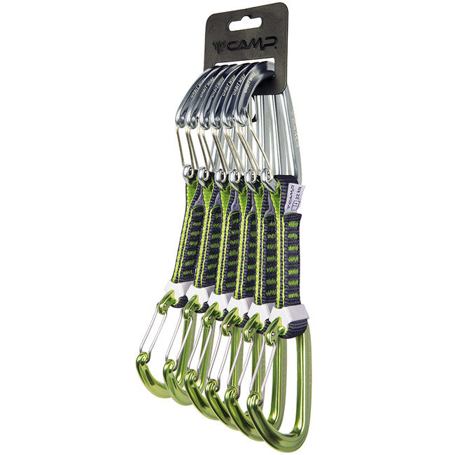 Camp Orbit Wire Express set mit drahtkarabinern zum klettern ks 6 pack 12 cm