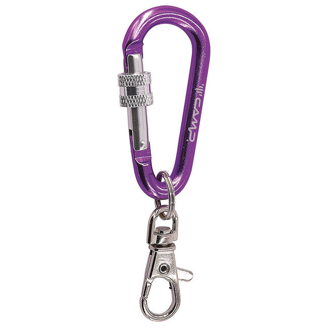 Camp Promo Lock aktionskarabiner aus aluminium mit schraubverschluss 60 mm
