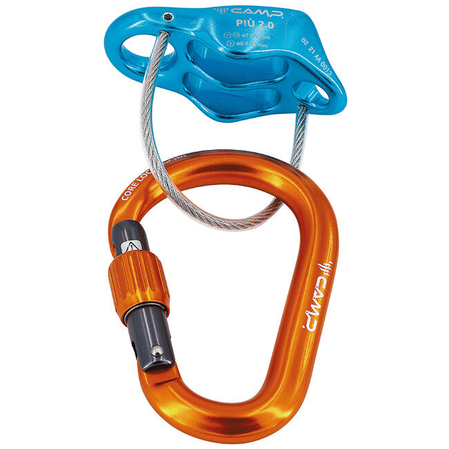 Camp Piu 2.0 belay kit, hellblau