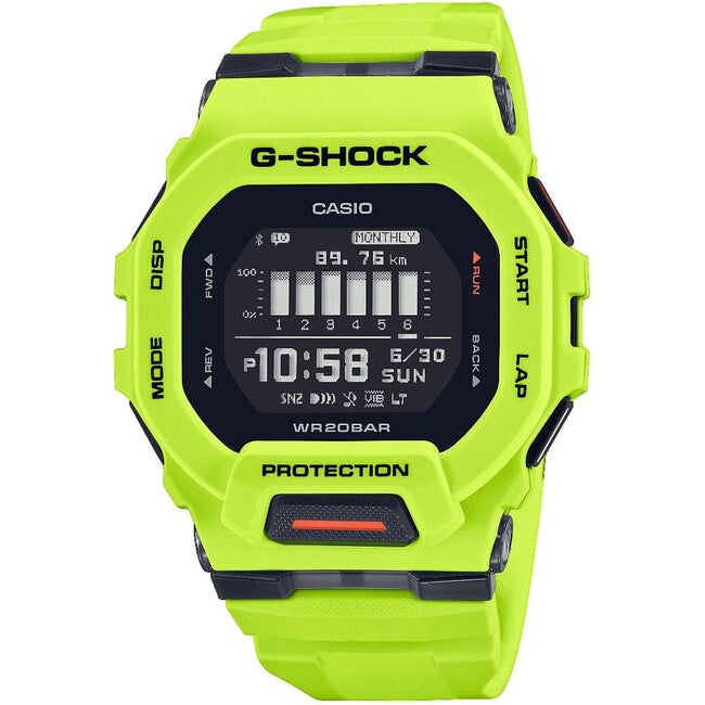 Casio G-Shock Uhr GBD-200-9ER, schwarz/gelb