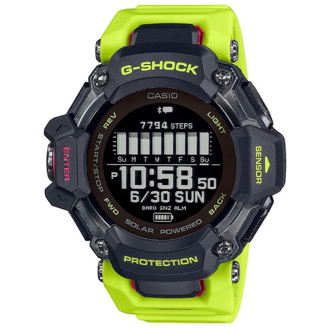 Casio G-Shock Uhr GBD-H2000-1A9ER, schwarz/gelb