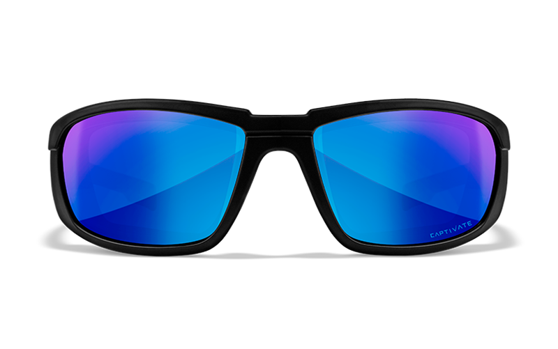 Wiley X Boss Polarized Sunglasses, Blue