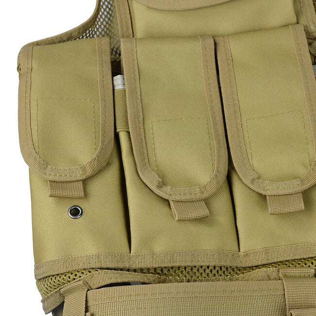 Dragowa Tactical Weste taktisch, khaki