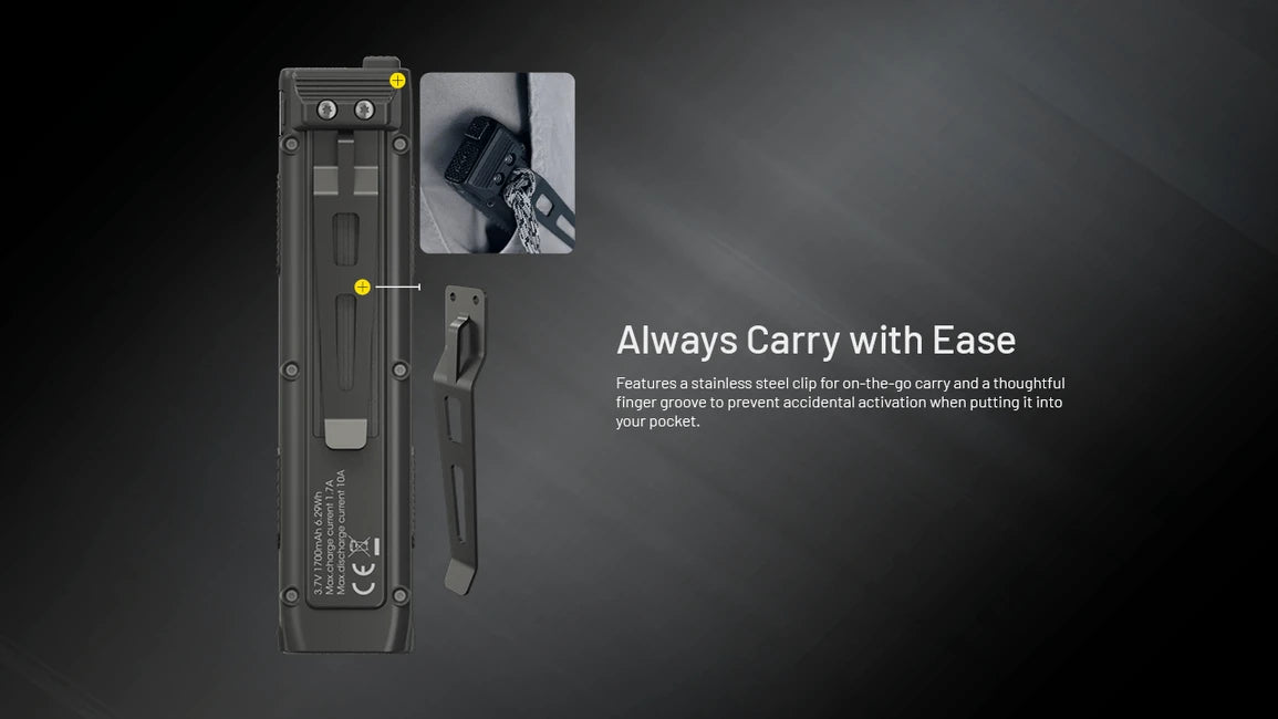 Nitecore EDC27 Uhi wiederaufladbare taschenlampe