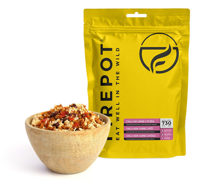 Firepot Chili non carne mit Reis, 135g